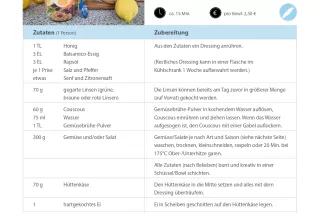 Sonstiges: #easyfoodbw | Rezept Power-Bowl
