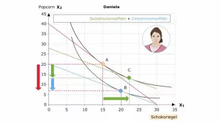 Video: Volkswirtschaftslehre - Substitutions- und Einkommenseffekt beim höheren Lohnsatz