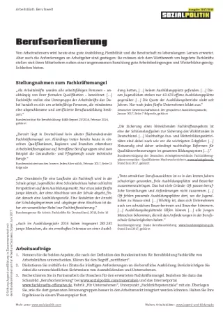 Arbeitsblatt: Berufsorientierung