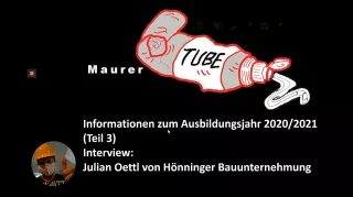 Video: Infos zum Ausbildungsjahr 2020/2021: Interview Hönninger Bauunternehmung