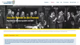 Unterrichtsbaustein: Migration in Bundesrepublik und DDR