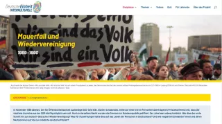 Unterrichtsbaustein: Mauerfall und Wiedervereinigung 1989‒1990