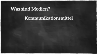 Video: Die Medienlandschaft