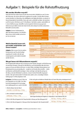Arbeitsblatt: Lösungsblatt "Kraftfahrzeugmechatroniker und Kraftfahrzeugmechatronikerin"