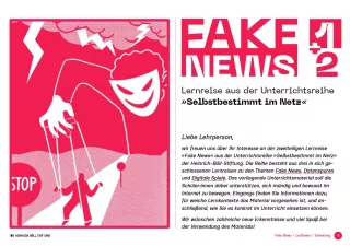 Unterrichtsbaustein: Unterrichtsreihe "Selbstbestimmt im Netz" - Leitfaden Fake News