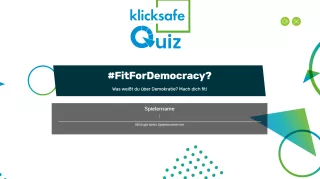 Lernspiel: Quiz zum Thema Demokratie
