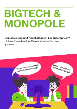 Text: Digitalisierung und Nachhaltigkeit - BigTech und Monopole (BBS)