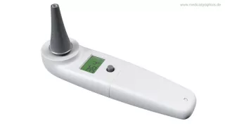 Bild: Infrarot-Thermometer Ohr
