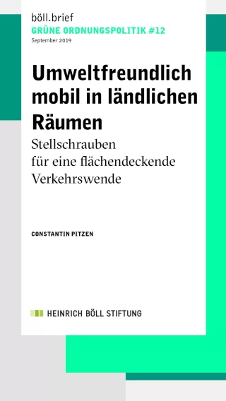 Broschuere: Umweltfreundlich mobil in ländlichen Räumen