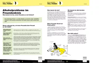 Text: Infoblatt: Alkoholprobleme im Freundeskreis