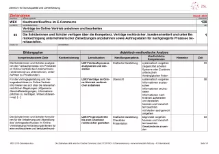 Unterrichtsplanung: Verträge im Online-Vertrieb anbahnen und bearbeiten: Zielanalyse (PDF)