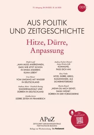 Text: Hitze, Dürre, Anpassung