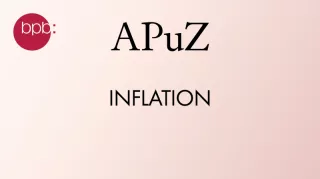 Audio: APuZ #14: Inflation