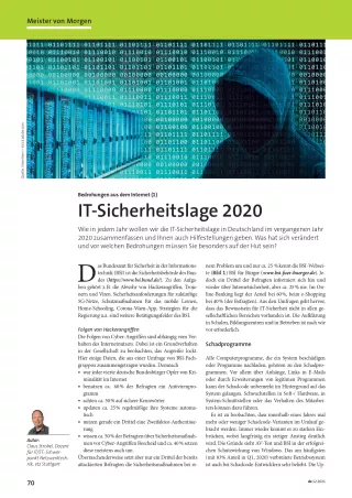 Unterrichtsbaustein: IT-Sicherheitslage 2020