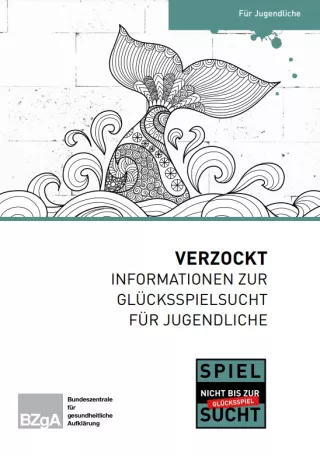 Broschuere: Verzockt - Informationen zur Spielsucht für Jugendliche, Design 2