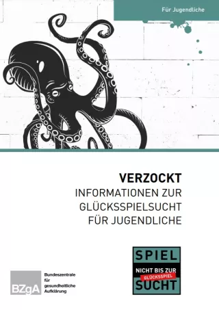Broschuere: Verzockt - Informationen zur Spielsucht für Jugendliche