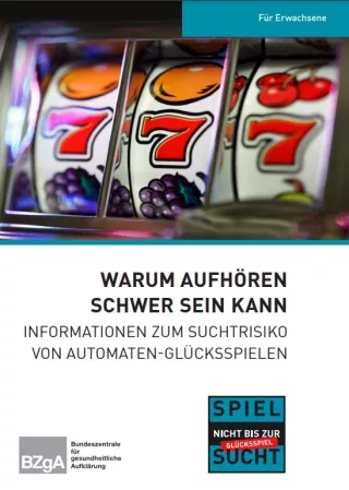 Broschuere: Broschüre Automaten-Glücksspiel