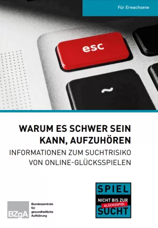 Broschuere: Online-Glücksspiel