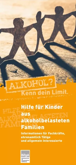 Broschuere: Hilfe für Kinder aus alkoholbelasteten Familien