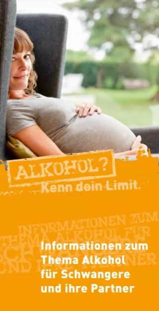 Broschuere: Informationen zum Thema Alkohol für Schwangere und ihre Partner