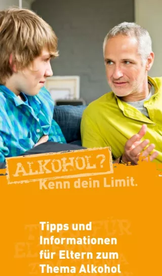 Broschuere: Tipps und Informationen für Eltern zum Thema Alkohol