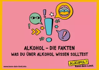 Broschuere: Alkohol? Kenn Dein Limit - Die Fakten