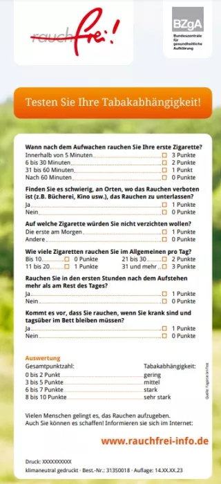 Sonstiges: Telefonberatung zur Raucherentwöhnung - Flyer