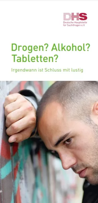 Broschuere: Drogen? Alkohol? Tabletten? Irgendwann ist Schluss mit Lustig (Russisch)