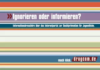 Broschuere: drugcom.de - Broschüre für Multiplikatoren