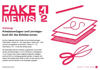 Unterrichtsbaustein: "Selbstbestimmt im Netz" - Anhang Fake News