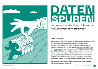 Unterrichtsbaustein: Unterrichtsreihe "Selbstbestimmt im Netz" - Leitfaden Datenspuren