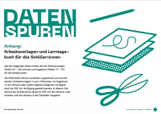 Unterrichtsbaustein: Unterrichtsreihe "Selbstbestimmt im Netz" - Anhang Datenspuren