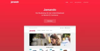 Webseite: Jamando Online-Shop