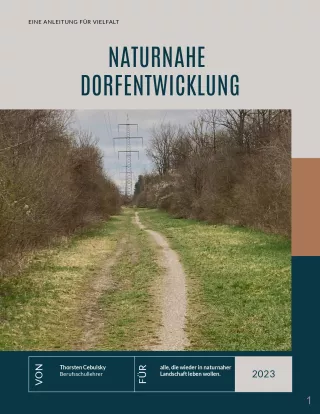 Unterrichtsbaustein: Naturnahe Dorfentwicklung - digitales Buch