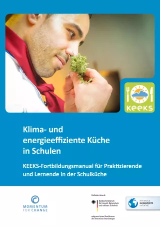 Broschuere: Klima- und energieeffiziente Küche in Schulen