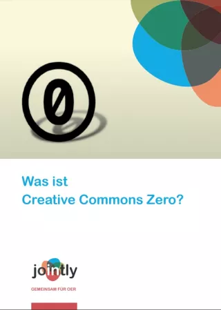 Broschuere: Heft 3: Was ist Creative Commons Zero?