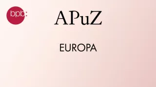 Audio: APuZ live: Europa