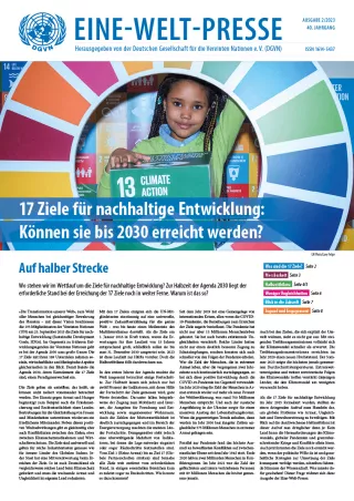 Text: 17 Ziele für nachhaltige Entwicklung: Können sie bis 2030 erreicht werden?
