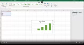 Video: Anleitung zum Erstellen eigener Grafiken und Diagramme in Excel (Video)