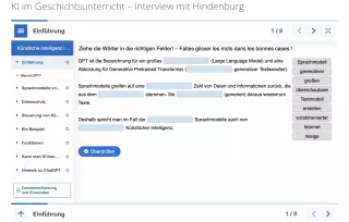 Interaktion: KI im Geschichtsunterricht – Interview mit Hindenburg