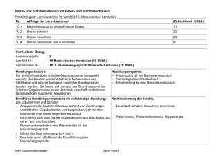 Unterrichtsplanung: Bauherrengespräch zum Bau einer Massivdecke führen (DOCX)