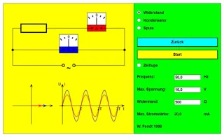 Interaktion: Einfache Wechselstromkreise