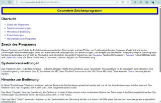 Software: Geometrie-Zeichenprogramm