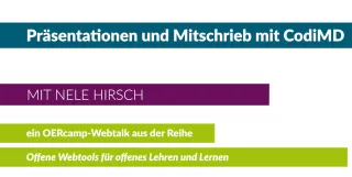 Video: Präsentationen gestalten und zugleich als kollaborativen Mitschrieb nutzen mit CodiMD