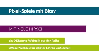 Video: Pixel-Spiele im Browser erstellen mit Bitsy