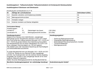 Unterrichtsplanung: Bettungsquerschnitt errichten (DOCX)