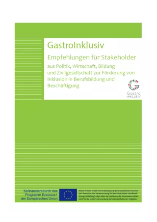 Unterrichtsplanung: Gastro Inklusiv Empfehlungen für Stakeholder zur Förderung von Inklusion