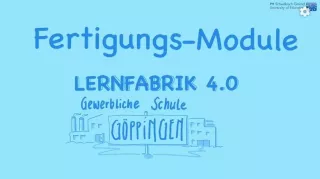 Video: Fertigungsmodule Hochregallager und Bohren in der Lernfabrik