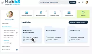 Video: HubbS Screencast: Merklisten erstellen und teilen