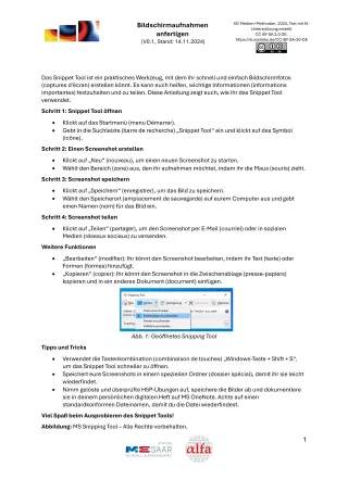 Text: Bildschirmaufnahmen anfertigen (deutsche Version)